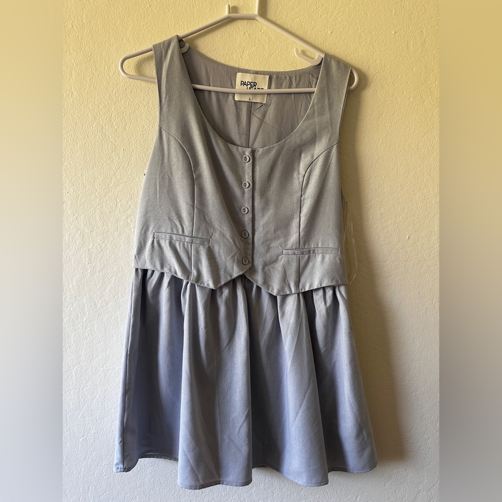 Light Blue Sleeveless Dress